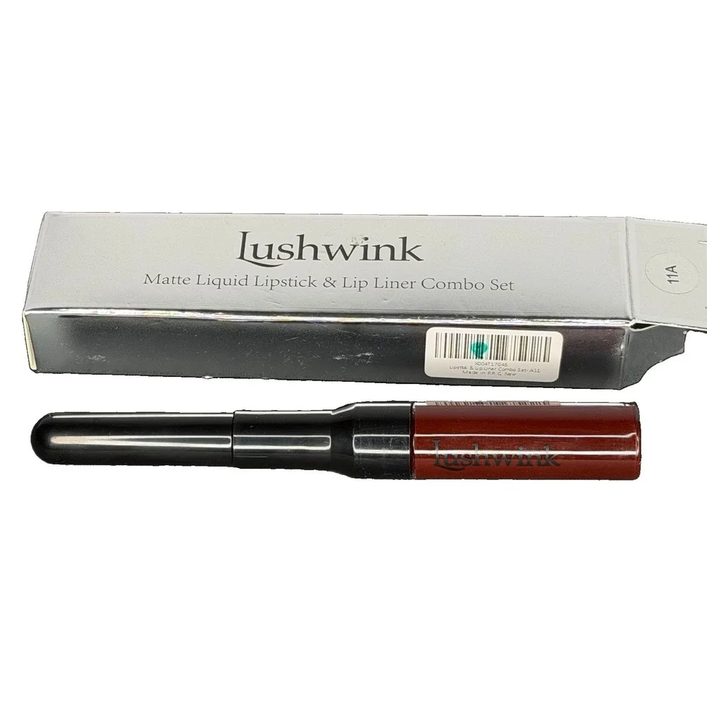 Lushwink Matte Liquid Lipstick & Lip Liner Combo Set Color 11A NEW